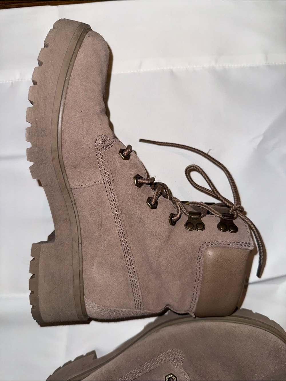 Timberland Brown Suede Lace-Up Hiking Boots - Picture 5 of 6